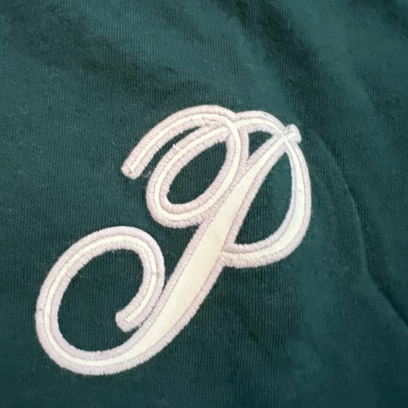 VS PINK DEEP FOREST GREEN LIMITED EDITION TEE SHORT SLEEVE SHIRT - Picture 4 of 4